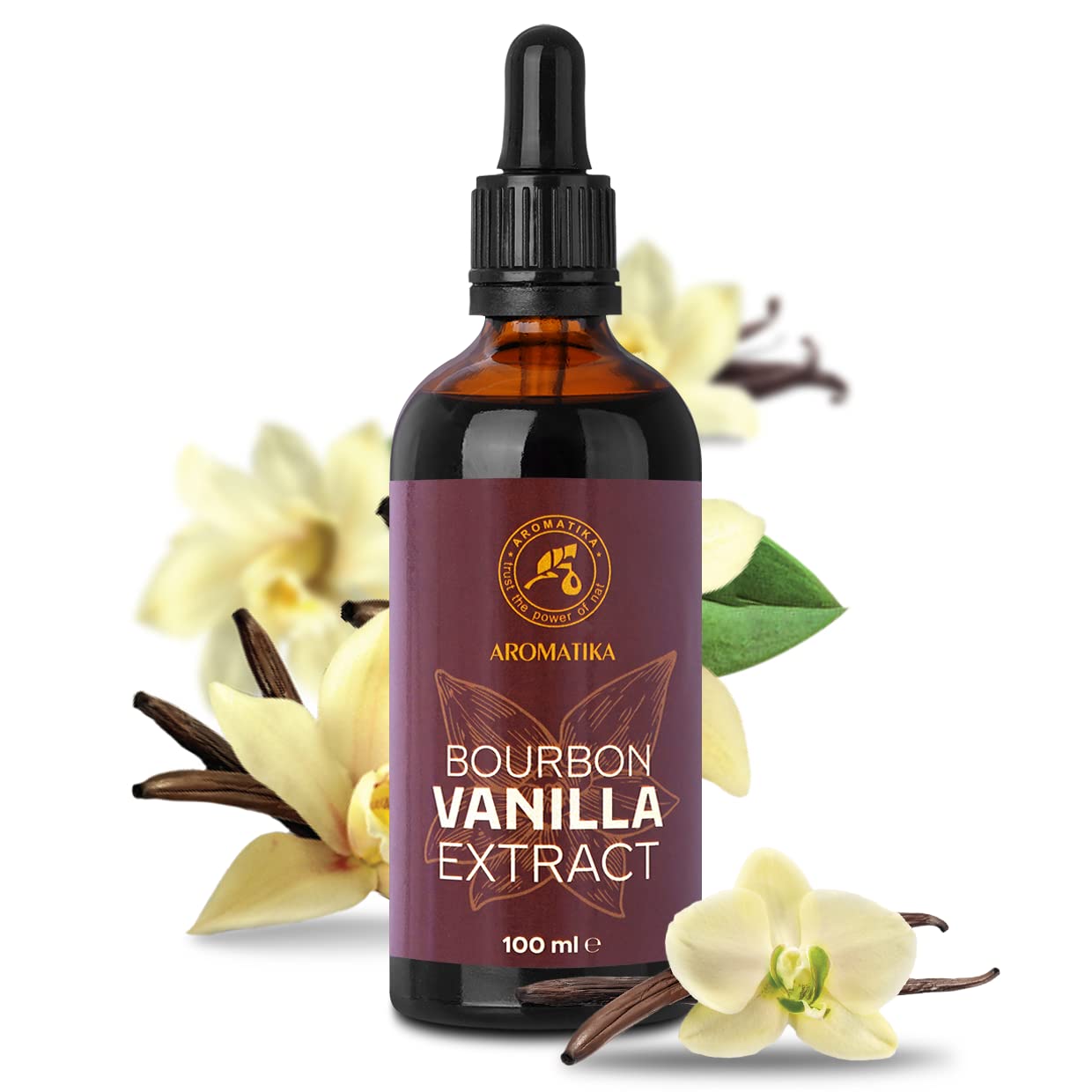aromatika-bourbon-vanille-extrakt-100ml-fl-ssig-mit-tropfspender image 3