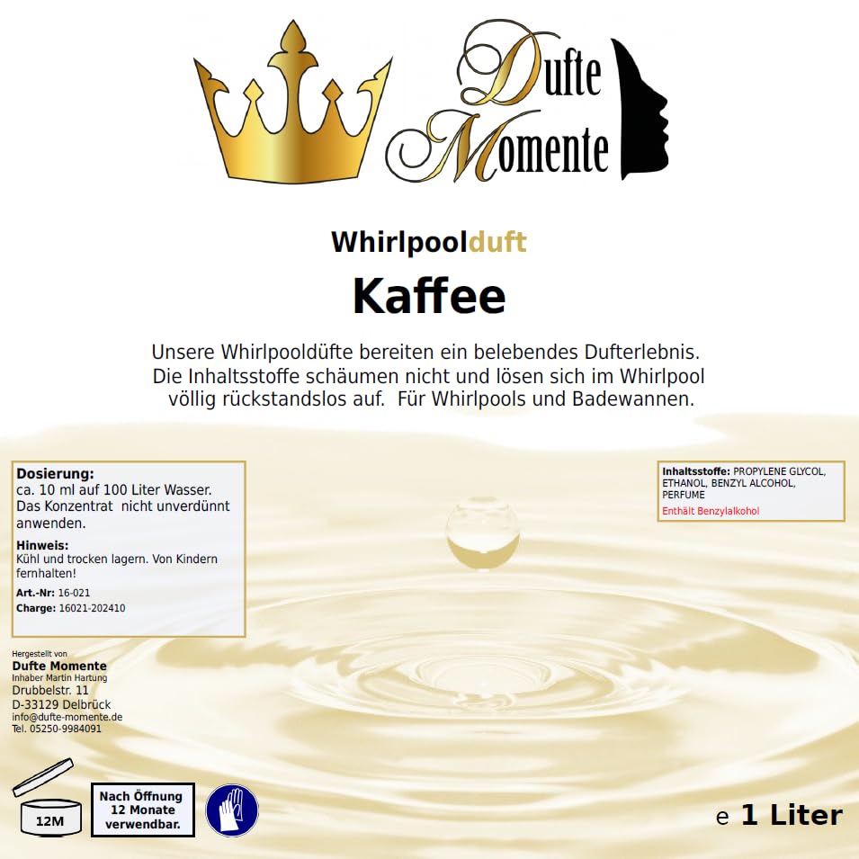 dufte-momente-whirlpoolduft-kaffee-1-liter-warm-schaumfrei image 8