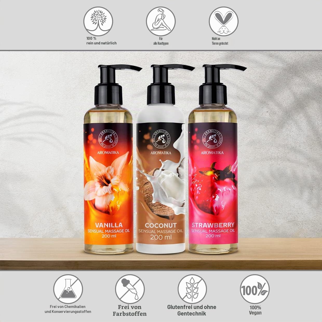 aromatika-sinnliches-massage-l-set-vanille-kokos-erdbeere-3x200-ml image 6