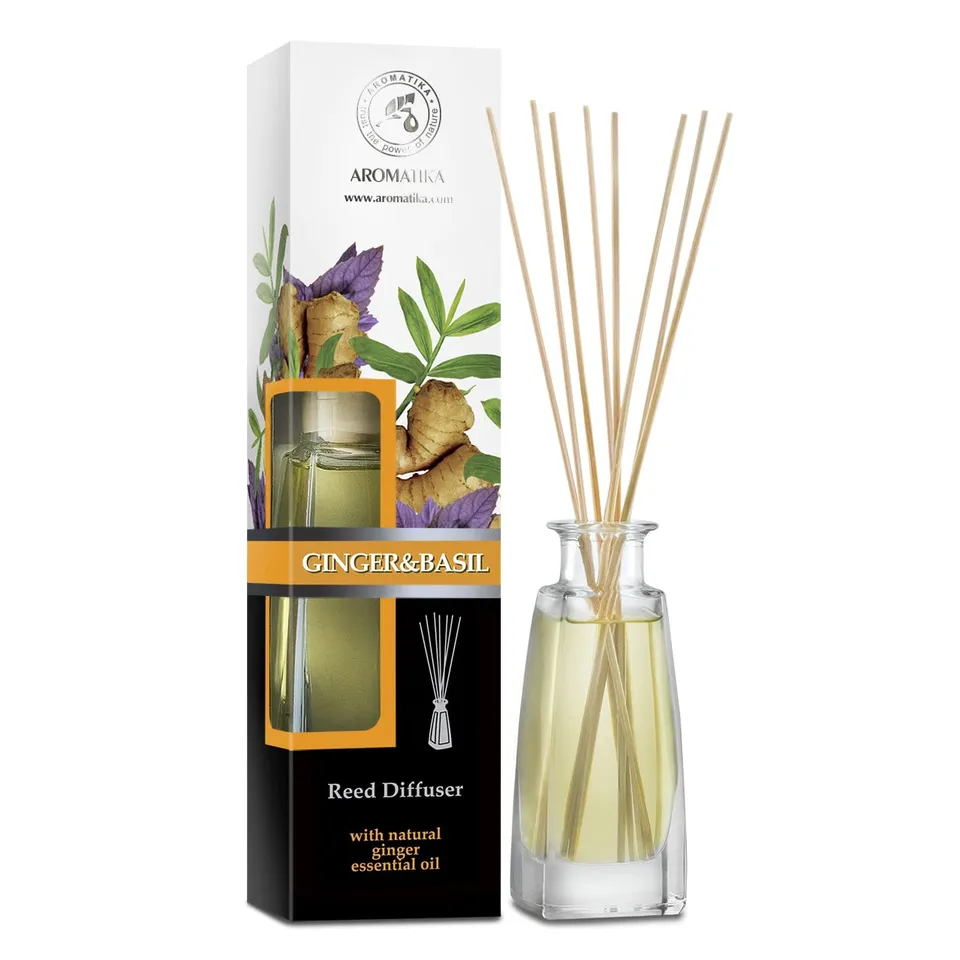 aromatika-raumduft-diffuser-ingwer-basilikum-100-ml-mit-st-bchen image 1