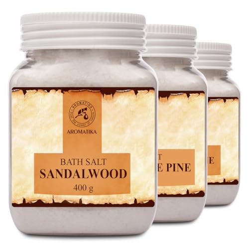 aromatika-epsom-salz-set-sandelholz-alpenkiefer-pinus-cembra-3x400-g-badesalz image 2
