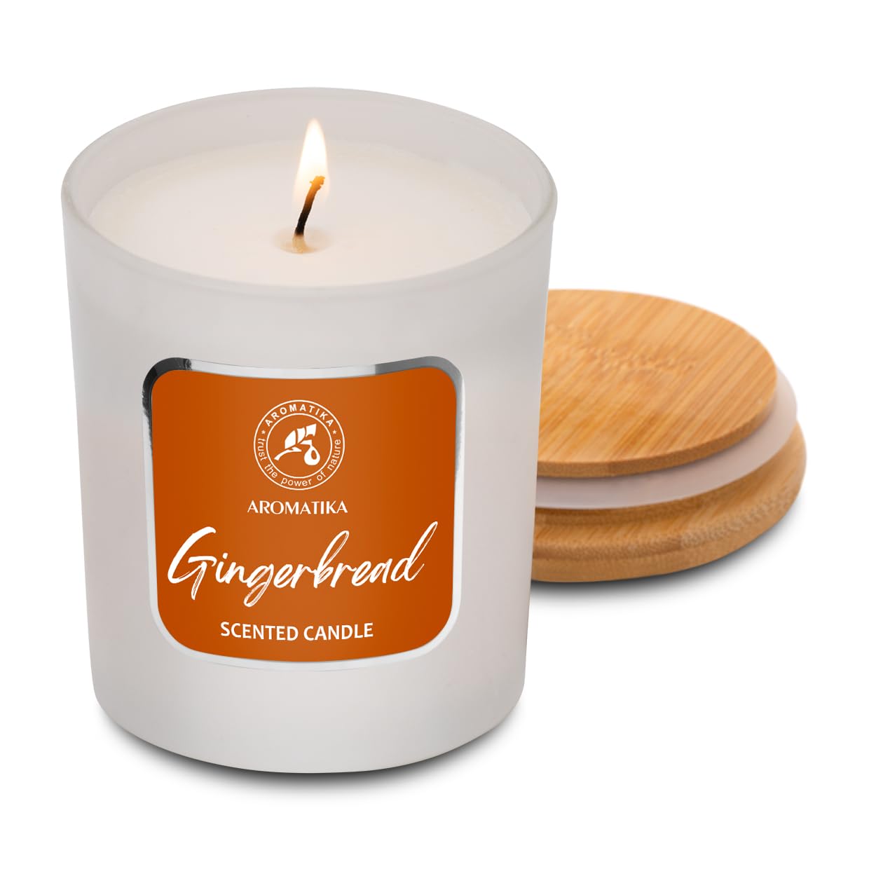 aromatika-duftkerze-lebkuchen-200g-im-glas-sojawachs-kerze image 2
