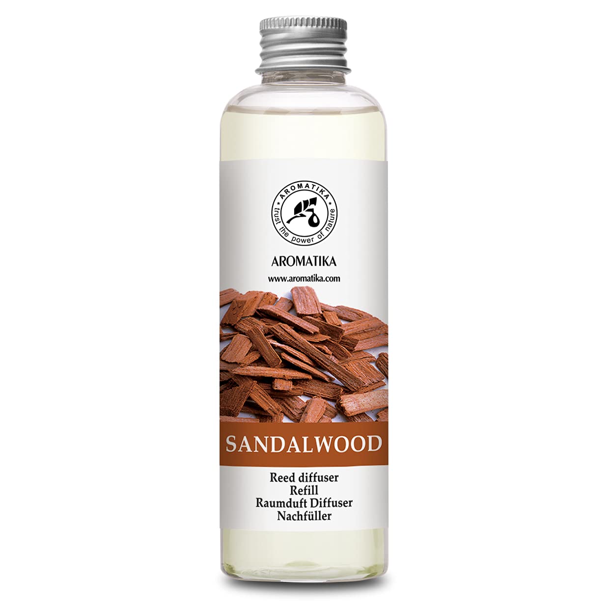 aromatika-raumduft-nachf-ller-sandelholz-200-ml-reed-diffuser-refill image 1