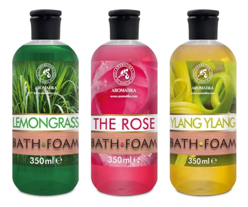 aromatika-badeschaum-set-3x350ml-lavendel-rose-ylang-ylang image 2