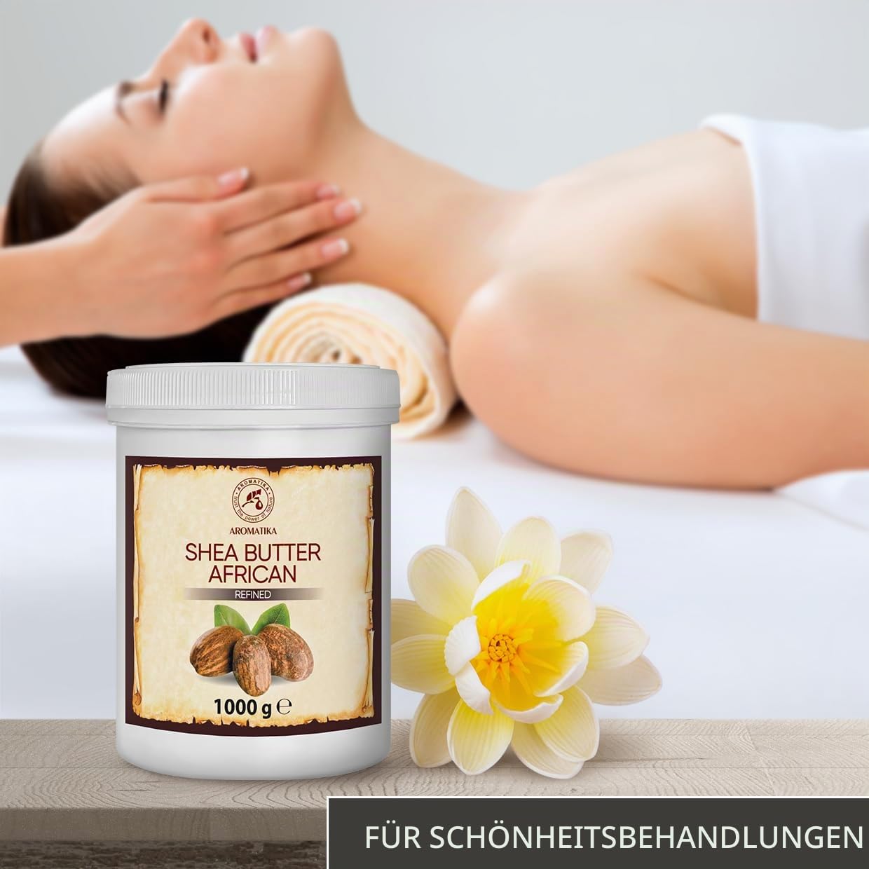 aromatika-shea-butter-1000g-raffinierte-karit-k-rperbutter image 2
