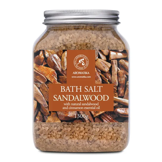 aromatika-badesalz-sandelholz-1300g-meersalz-mit-sandelholz-l-zimt-l image 1