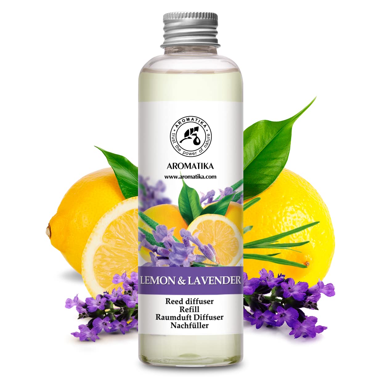 aromatika-raumduft-nachf-ller-zitrone-lavendel-200-ml image 2
