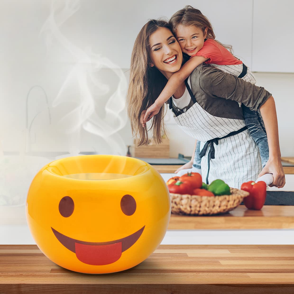 aromatika-duftlampe-smiley-keramik-aromalampe-150ml-teelichthalter image 7