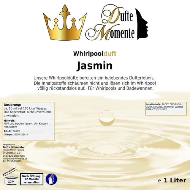dufte-momente-whirlpool-duft-jasmin-1-liter image 1