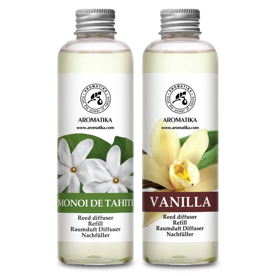 aromatika-monoi-de-tahiti-vanille-reed-diffuser-nachf-ller-2x200ml-400ml image 1