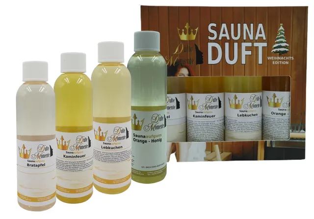 dufte-momente-saunaaufguss-set-4x250ml-weihnachtsedition-made-in-germany image 1