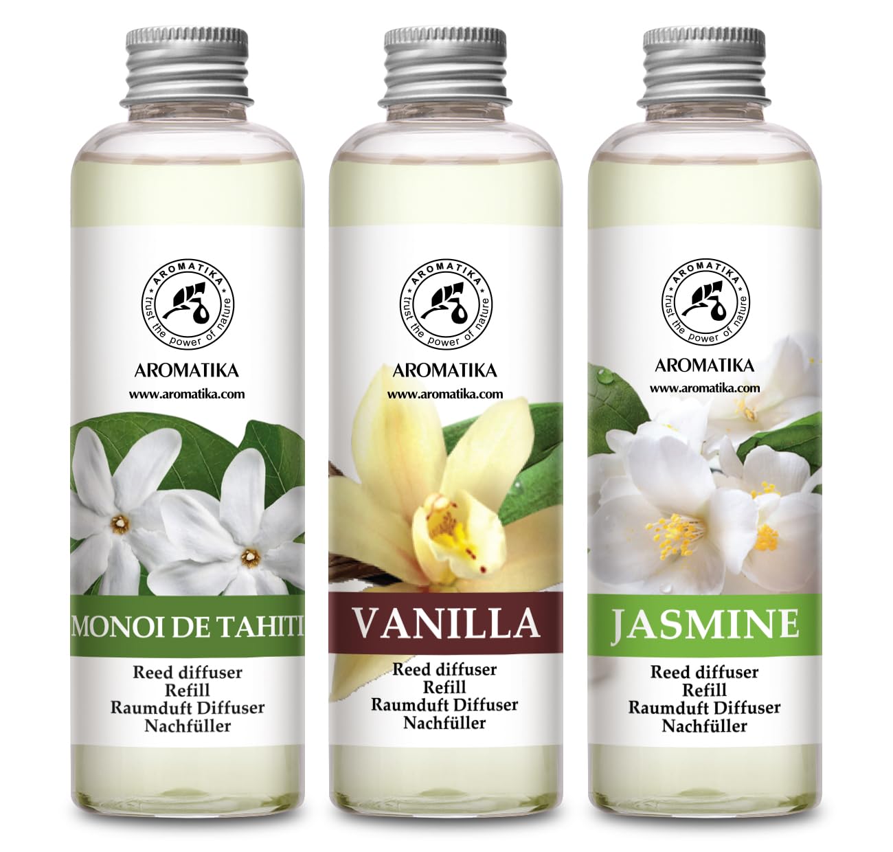aromatika-raumduft-diffuser-nachf-ller-set-monoi-de-tahiti-vanille-jasmin-3x200- image 1
