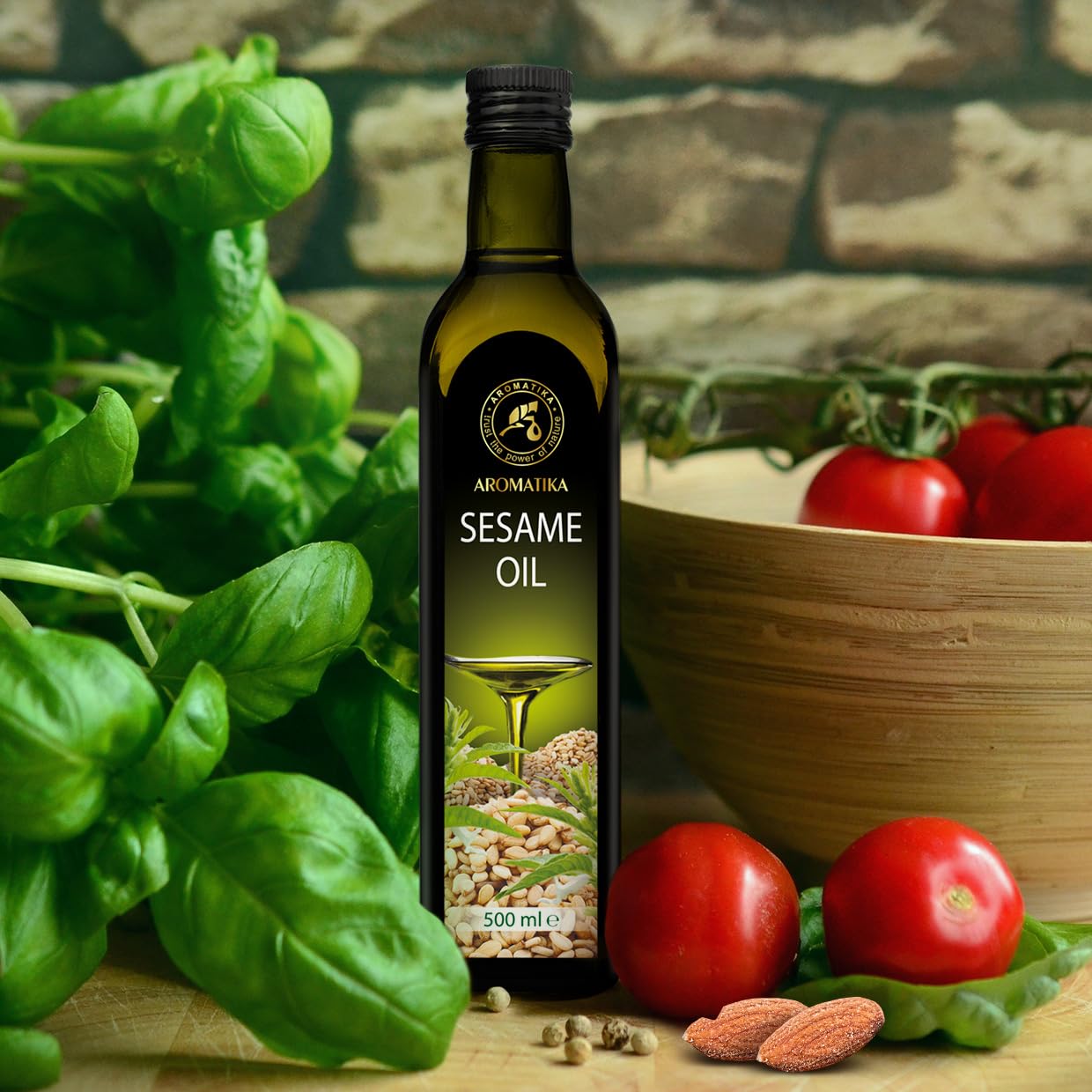 aromatika-sesam-l-kaltgepresst-500-ml-sesamum-indicum-f-r-k-che-haut image 5