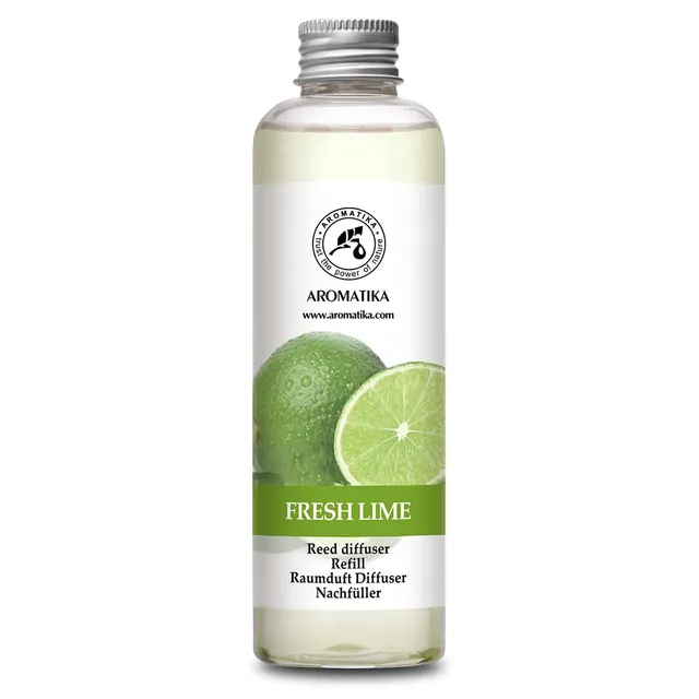 aromatika-raumduft-nachf-ller-limette-reed-diffuser-refill-200-ml image 1