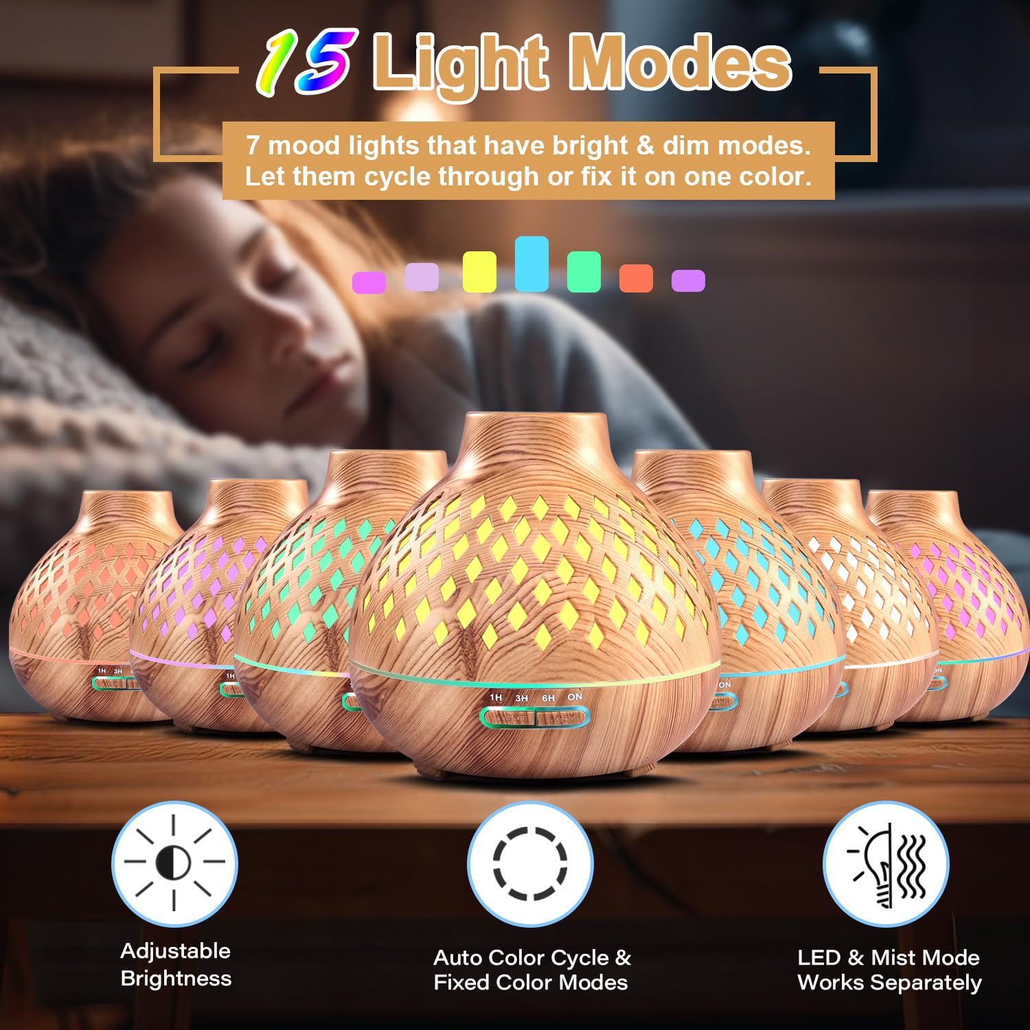aeshory-aroma-diffuser-400-ml-mit-8x-10-ml-therischen-len-und-fernbedienung image 3