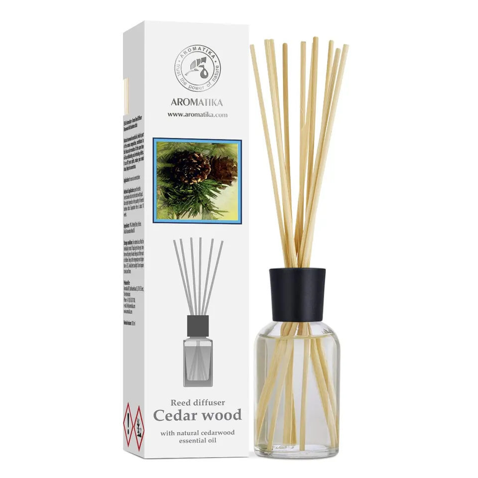 aromatika-zedernholz-raumduft-diffuser-100-ml-mit-10-bambusst-bchen image 1