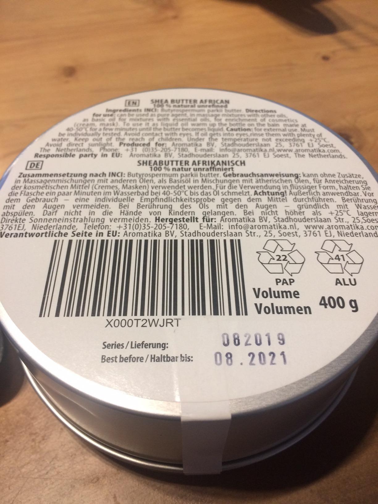 Riesige Dose, hält ewig