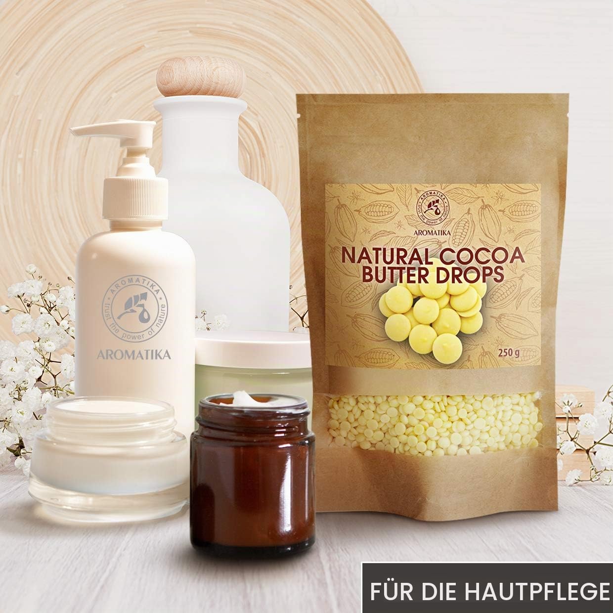 aromatika-kakaobutter-chips-250-g-theobroma-cacao-pellets image 3