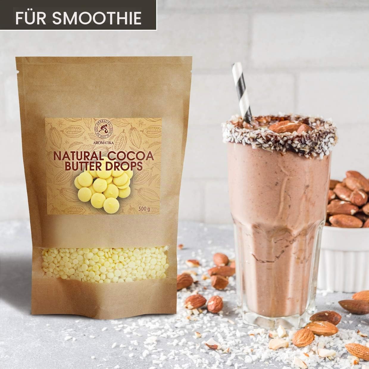 aromatika-kakaobutter-chips-500g-theobroma-cacao-lebensmittelqualit-t image 6