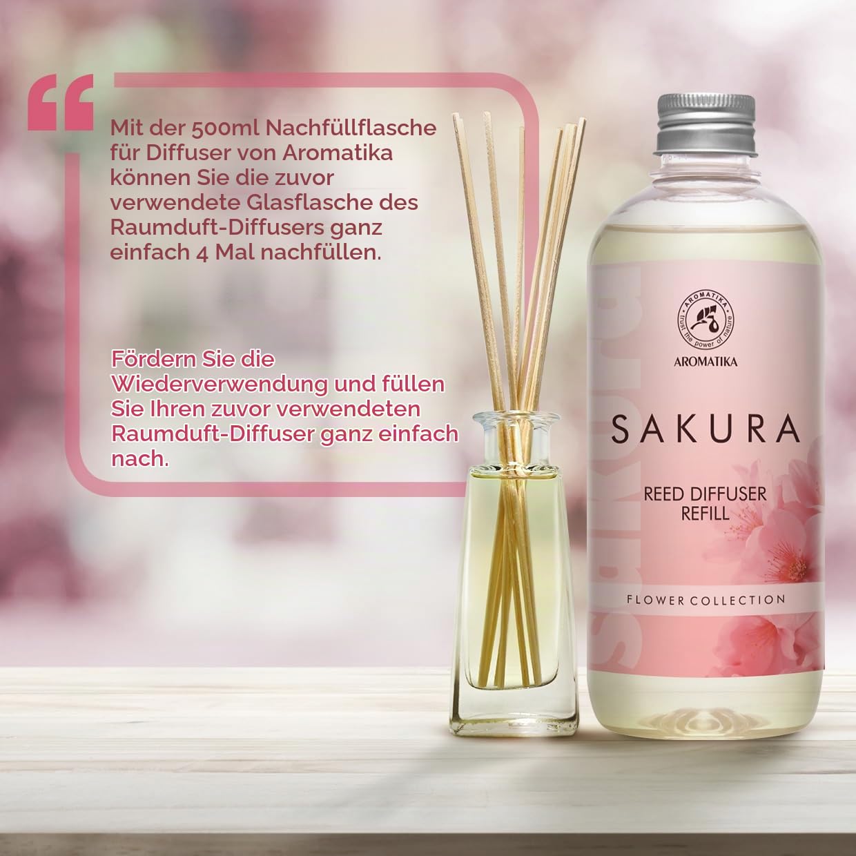 aromatika-raumduft-nachf-llflasche-sakura-500ml-refill-kirschbl-te image 3