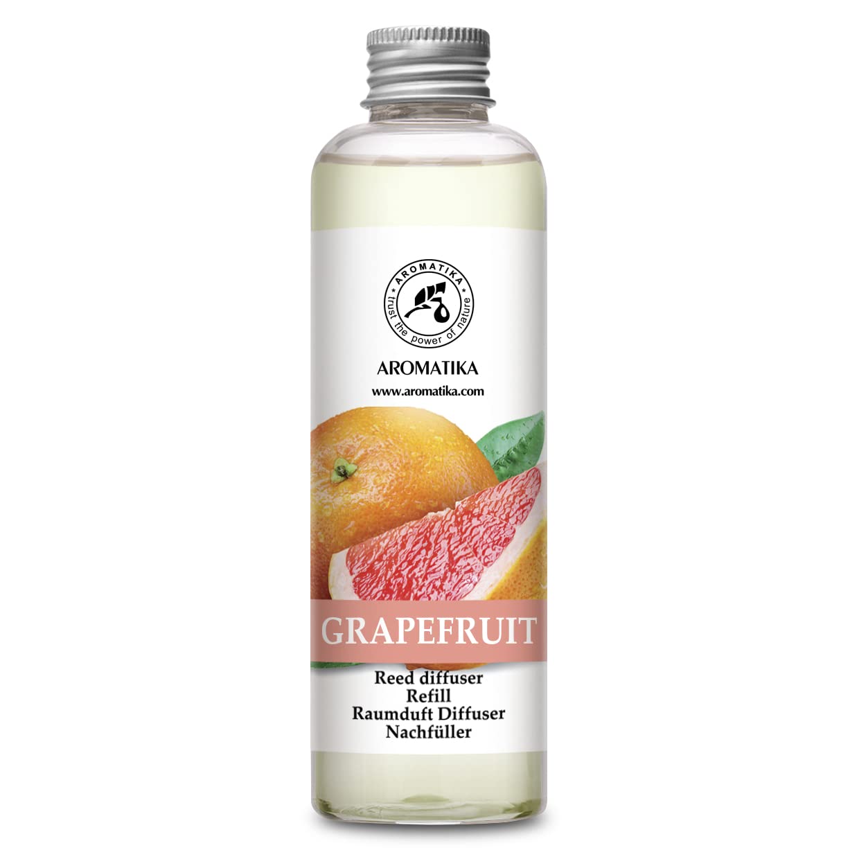 aromatika-raumduft-nachf-llflasche-grapefruit-200ml-diffuser-refill image 1