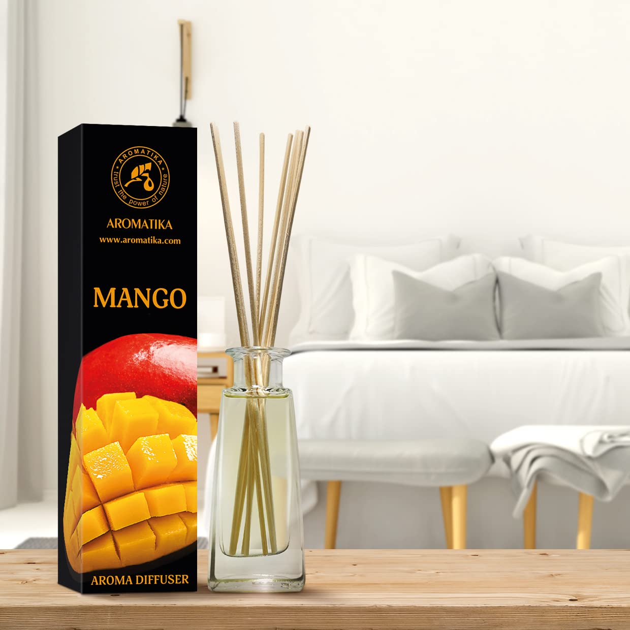 aromatika-mango-aroma-diffusor-100ml-reed-diffusor-mit-8-st-bchen image 3