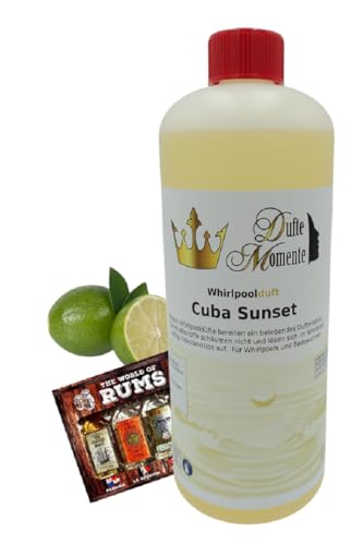 dufte-momente-whirlpool-duft-cuba-sunset-1-liter-geranium-mojito-rum image 8