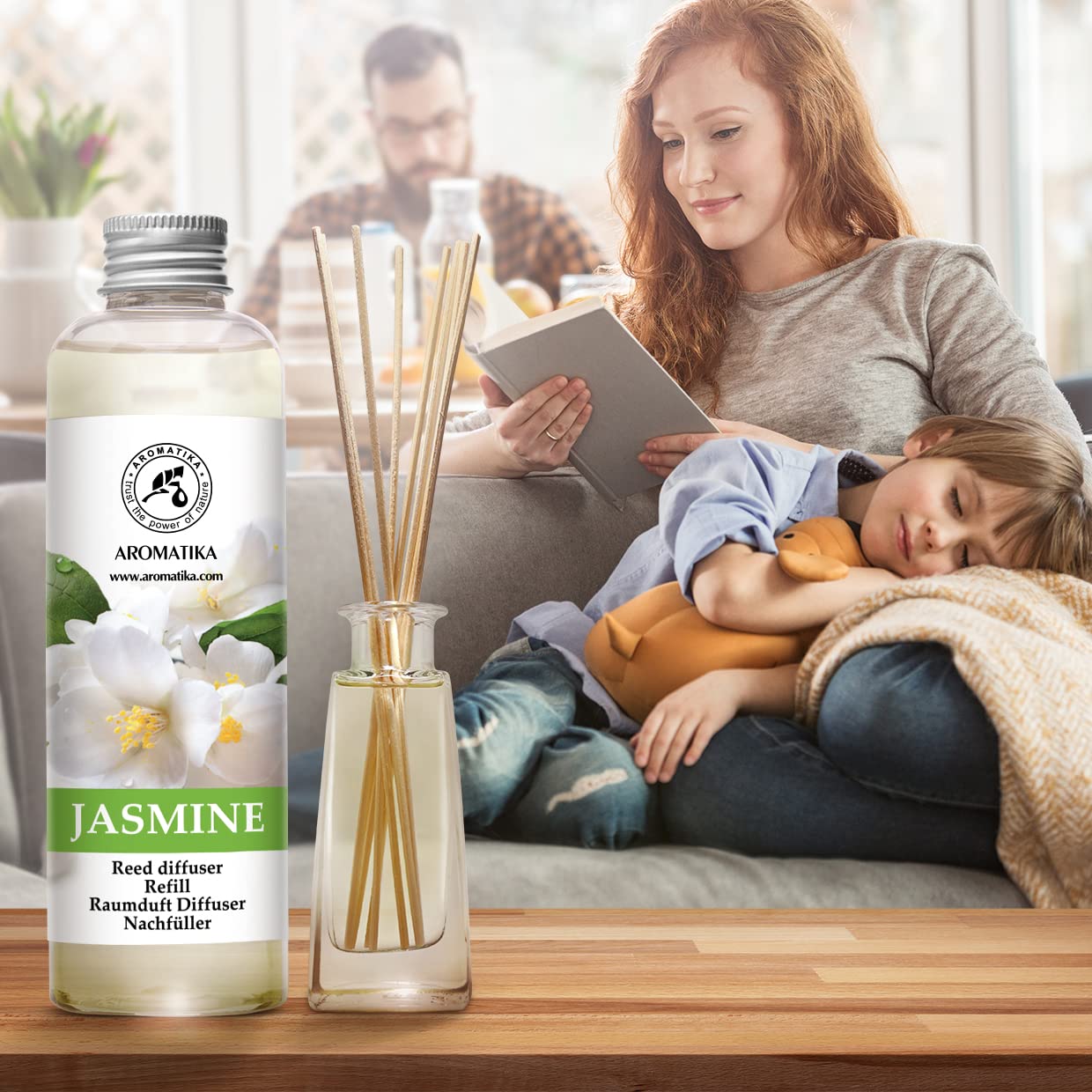 aromatika-raumduft-diffuser-nachf-ller-lemongrass-jasmin-400ml-2x200ml image 6