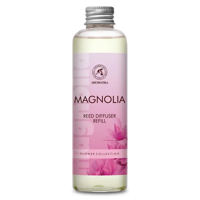 aromatika-raumduft-nachf-llflasche-magnolie-200ml-reed-diffuser-refill image 1