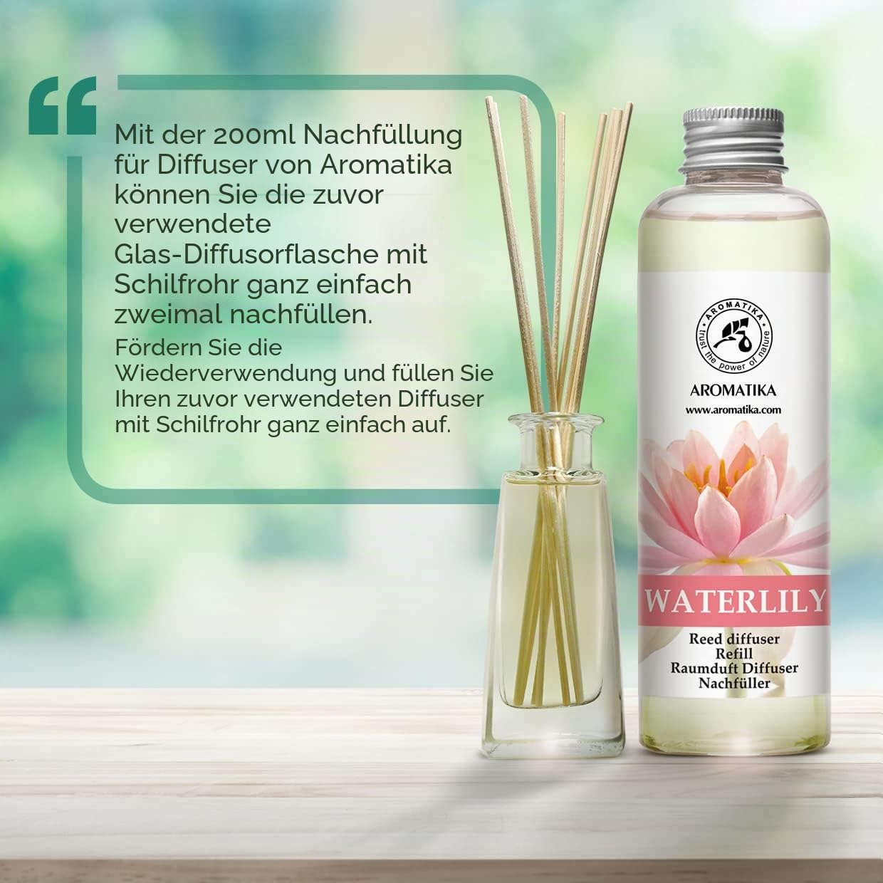 aromatika-raumduft-nachf-llflasche-seerose-200-ml image 4