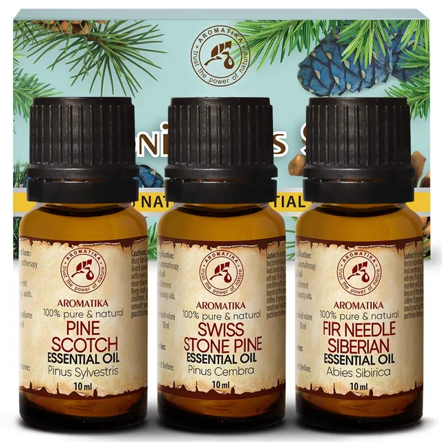 aromatika-therische-le-set-3x10ml-kiefer-fichte-pinus-cembra image 1