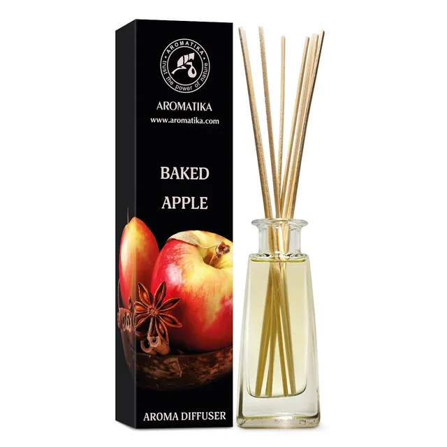 aromatika-raumduft-diffuser-bratapfel-100ml-mit-st-bchen image 1