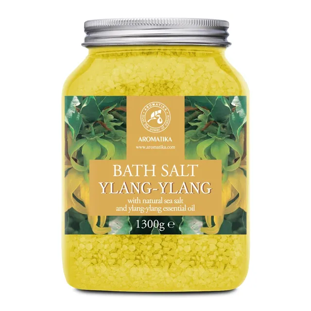 aromatika-badesalz-ylang-ylang-1300g-meersalz-mit-therischem-ylang-ylang-l image 1