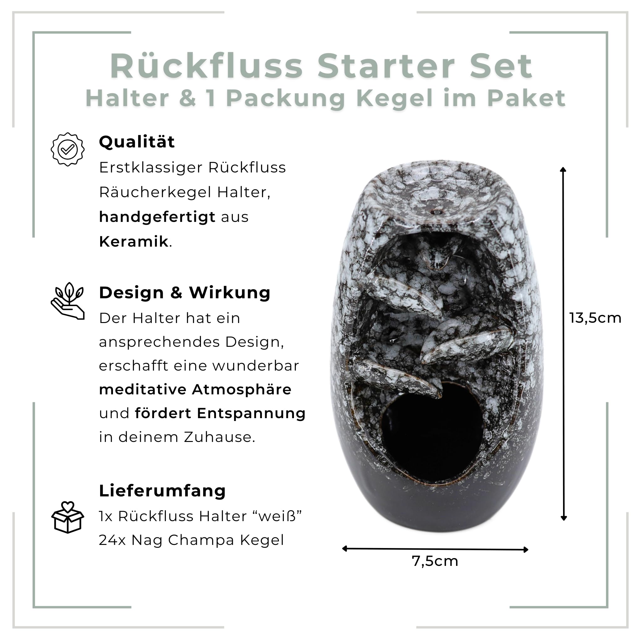 lavisa-r-ckfluss-r-ucherkegelhalter-wasserfall-starter-set-wei-mit-satya-nag-cha image 2