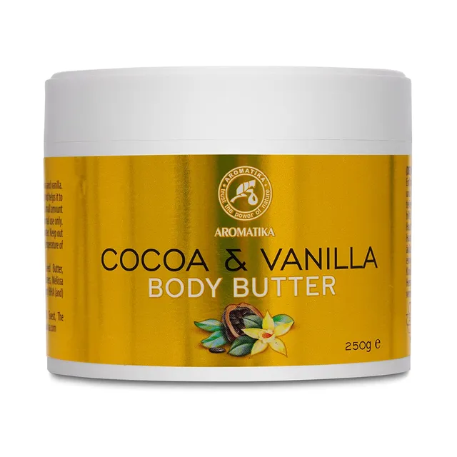 aromatika-kakao-vanille-k-rperbutter-250-g-pflegende-bodybutter image 1