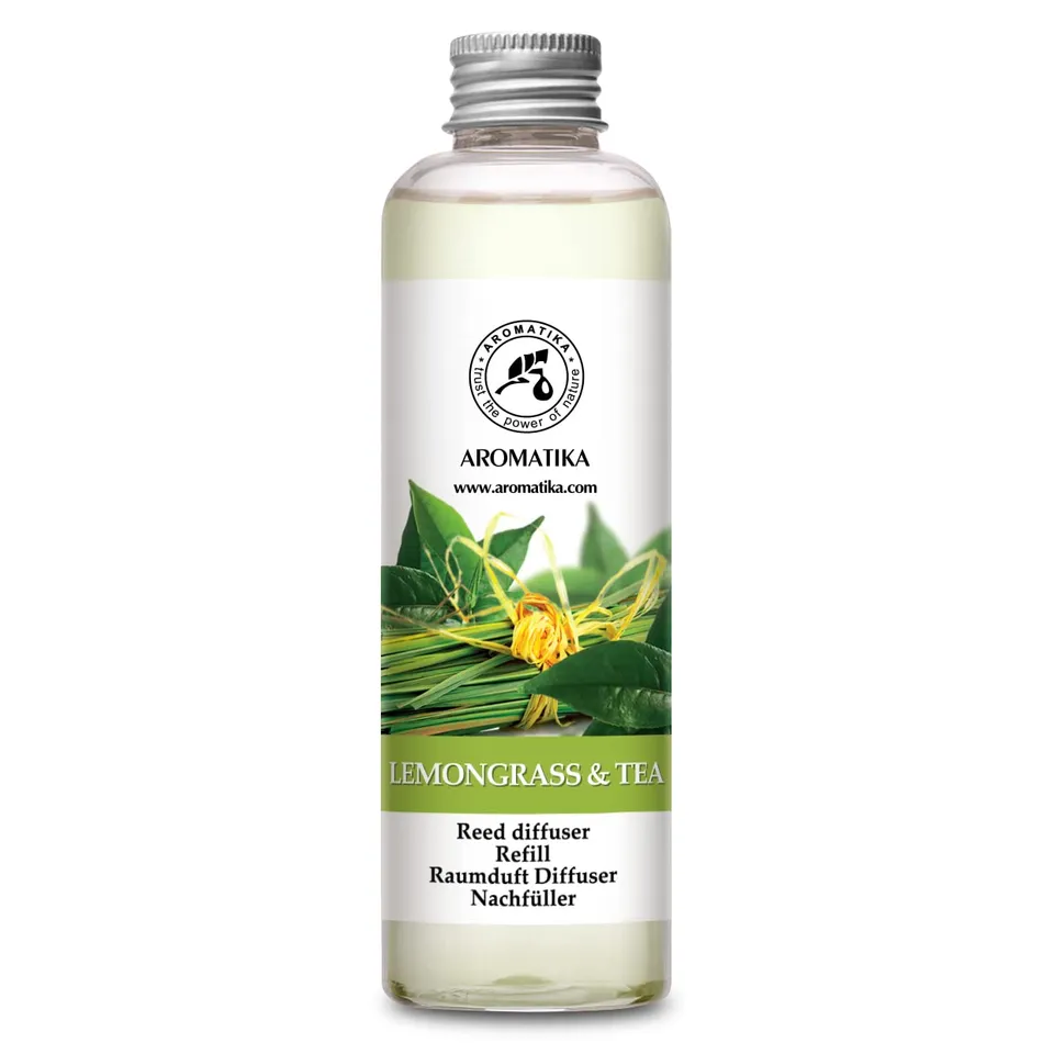 aromatika-raumduft-nachf-ller-lemongrass-tee-200-ml-reed-diffuser-refill image 1