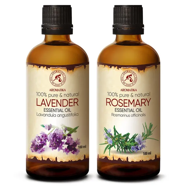 aromatika-therische-le-set-2x100-ml-lavendel-l-rosmarin-l image 1