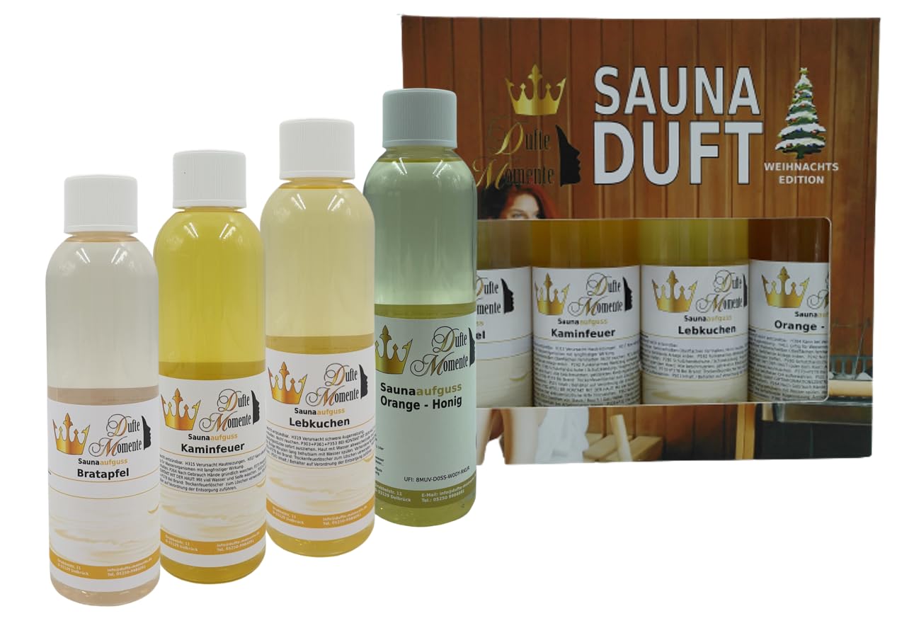 dufte-momente-saunaaufguss-set-4x250ml-weihnachtsedition-made-in-germany image 1