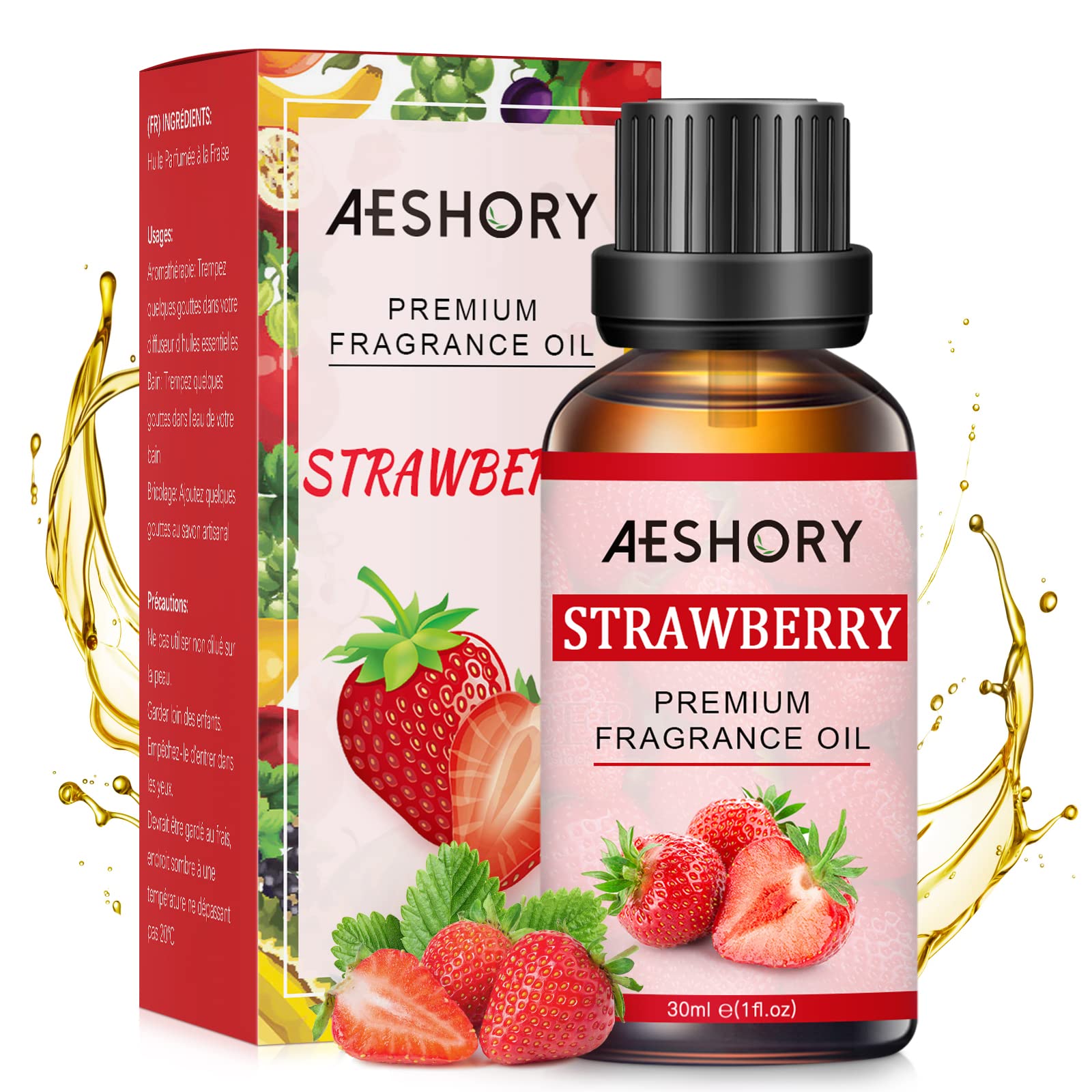 aeshory-therisches-erdbeer-l-30-ml-fruchtiges-aroma-l image 1
