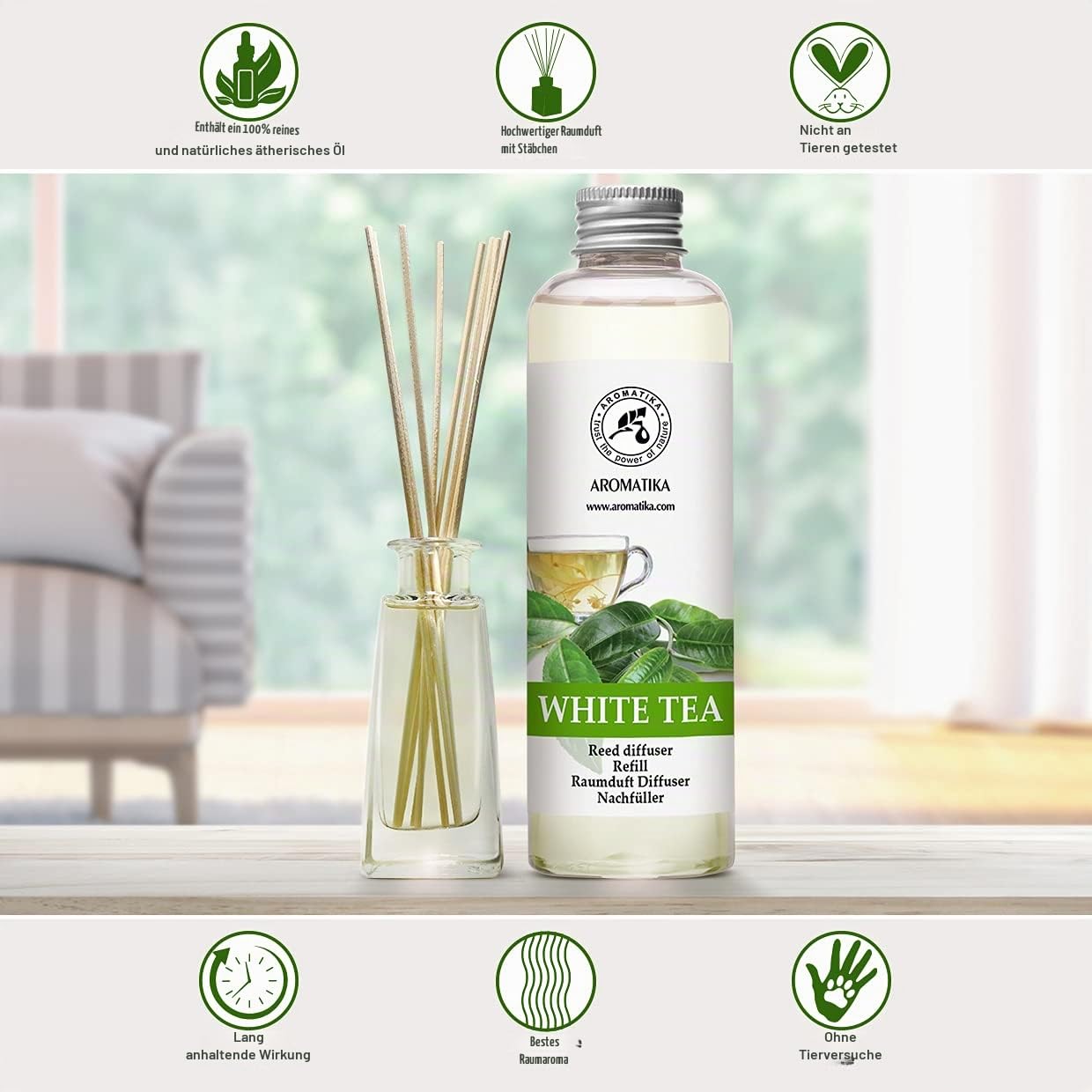 aromatika-raumduft-diffuser-nachf-ller-wei-er-tee-200-ml-reed-diffuser-refill image 3