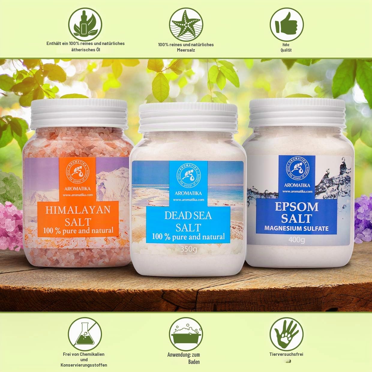 aromatika-badesalz-set-3-teilig-epsom-400g-totes-meer-350g-himalaya-450g image 8