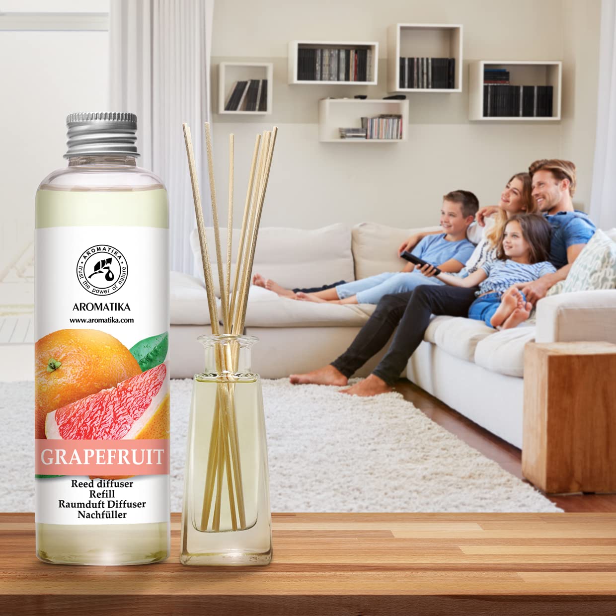 aromatika-raumduft-nachf-llflasche-grapefruit-200ml-diffuser-refill image 5