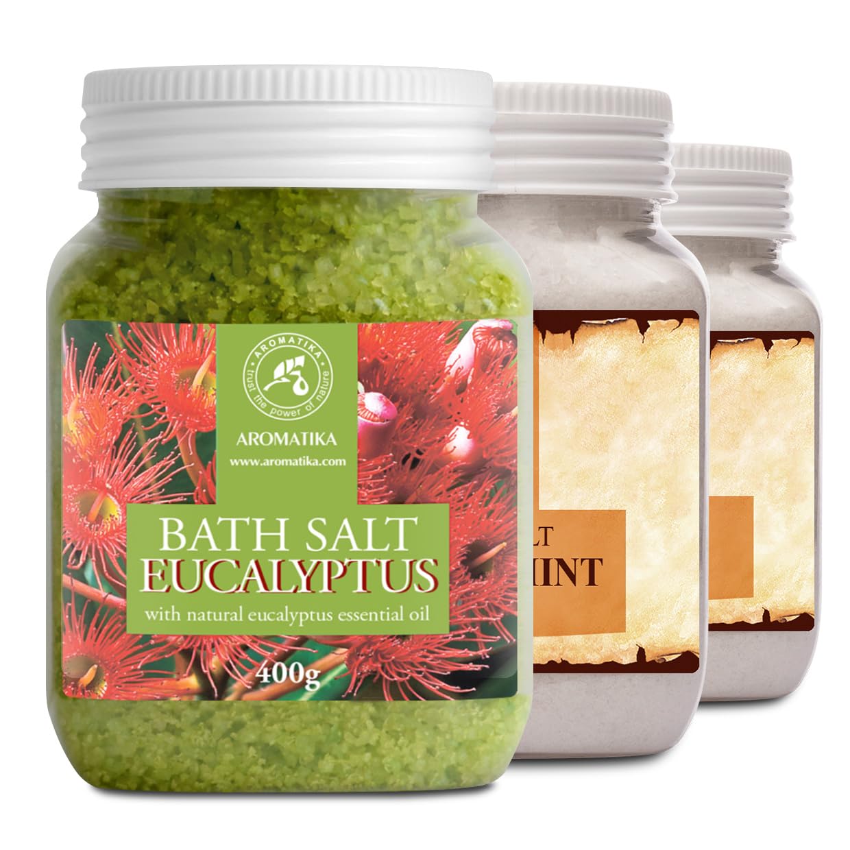aromatika-epsom-salz-set-eukalyptus-pfefferminze-melisse-3x400-g-badesalz image 1