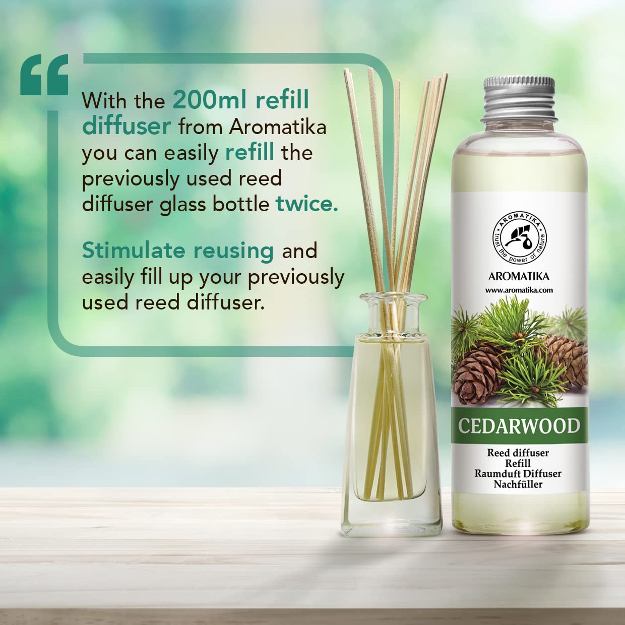 aromatika-raumduft-nachf-ller-zedernholz-200-ml-f-r-aroma-diffuser image 6