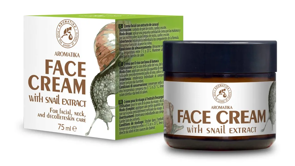 aromatika-snail-face-cream-75-ml-gesichtscreme-mit-schneckenextrakt image 1