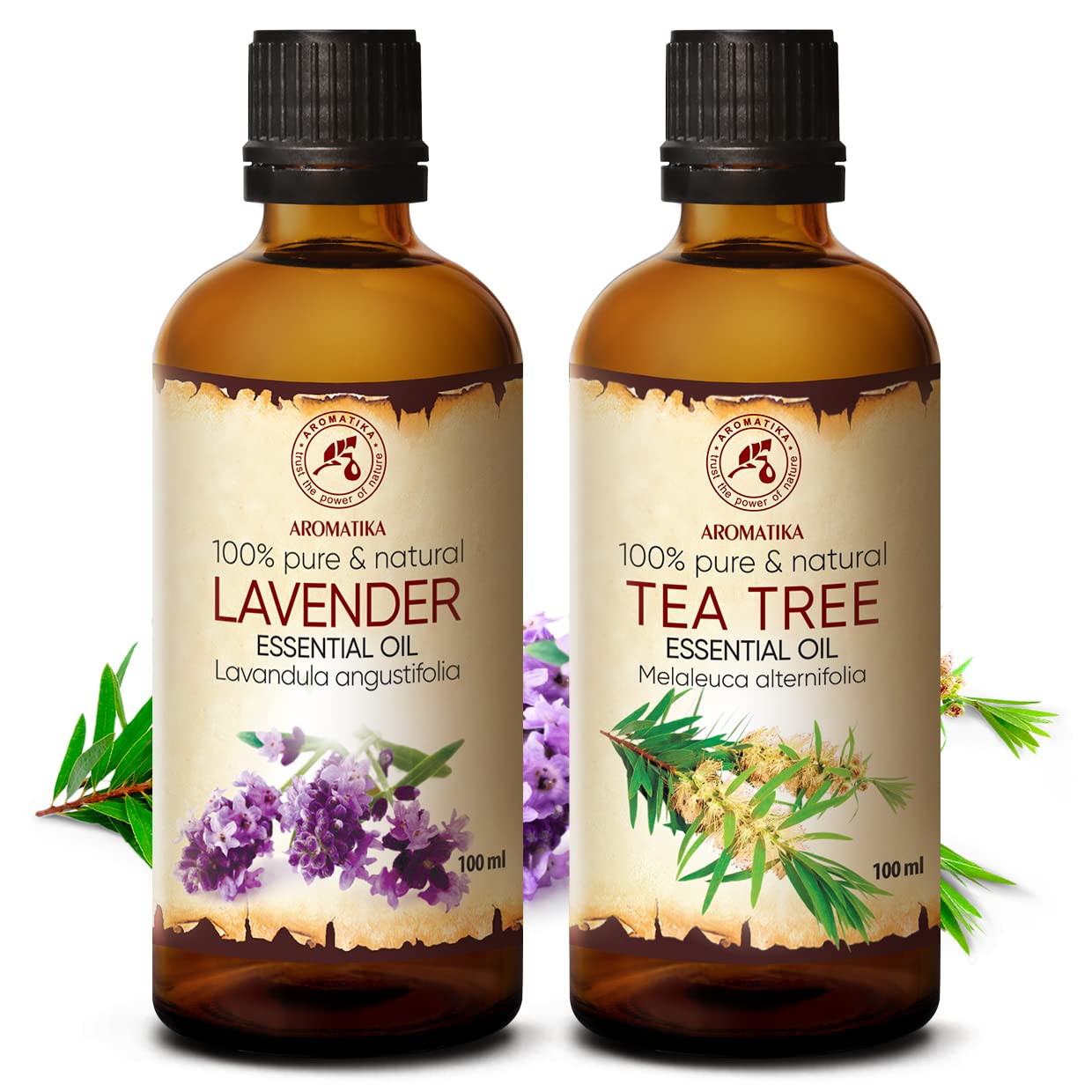 aromatika-therische-le-set-2x100ml-lavendel-l-teebaum-l image 2