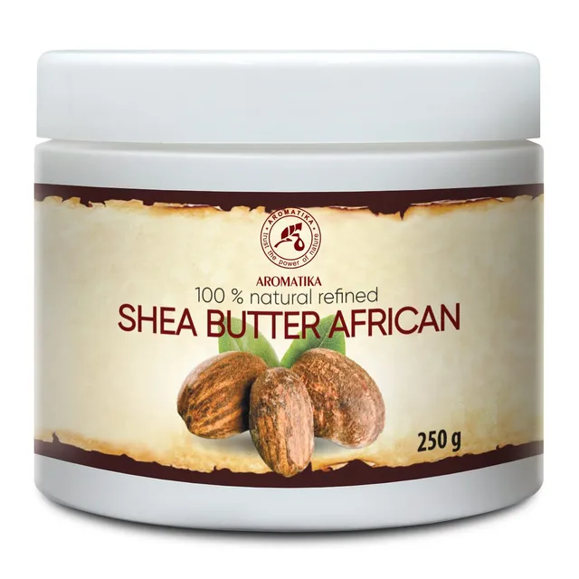 aromatika-sheabutter-250g-raffiniert-butyrospermum-parkii-k-rperbutter image 1