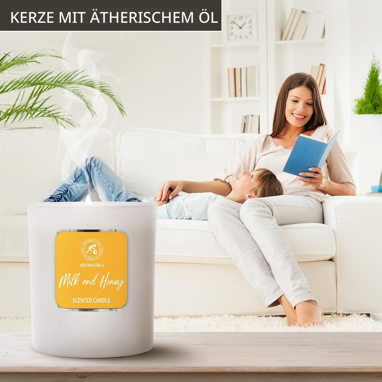 aromatika-aroma-kerze-milch-honig-200g-sojawachs-im-glas image 5