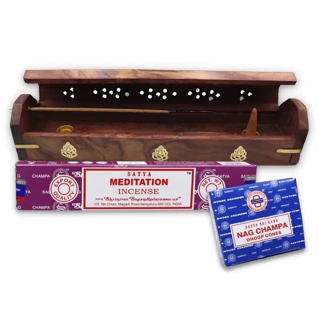 lavisa-satya-r-ucherst-bchen-starter-paket-mit-holz-halter-30-cm image 1