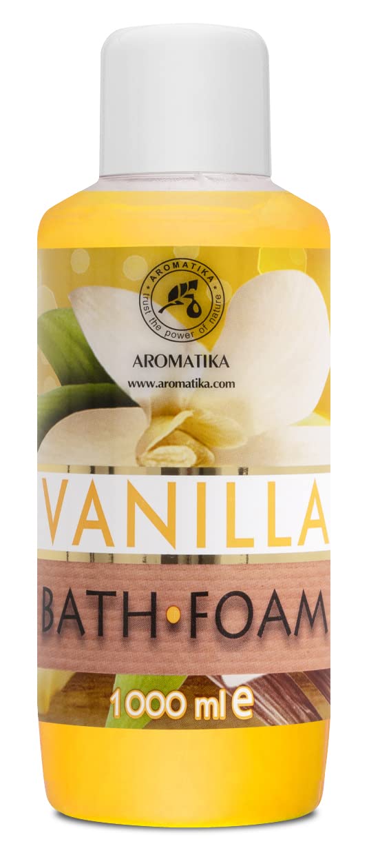 aromatika-badeschaum-vanille-1000ml-vanilleduft-badepflege image 1